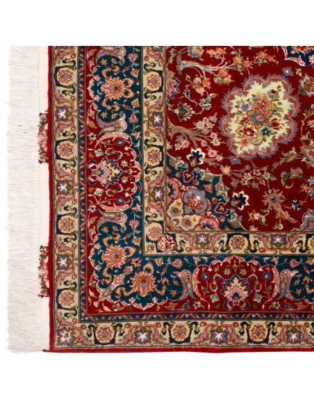 Tabriz Hand-knotted Silk Rug Rc-267 pattern