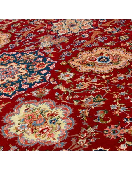 Tabriz Hand-knotted Silk Rug Rc-267