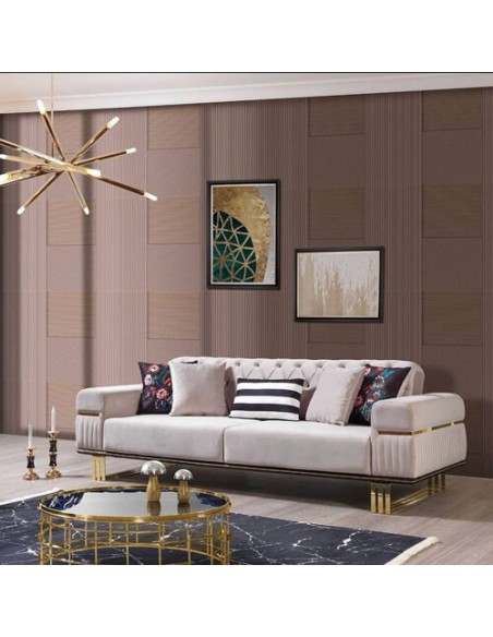 buy luxe modern comfortable ivory sofa set at the best price