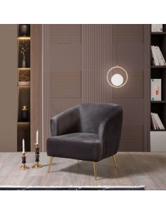 modern ivory sofa golden leg 2