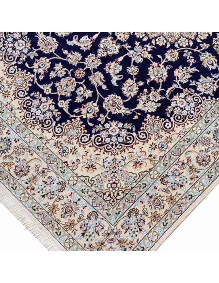 Nain Hand-woven Navy Blue Rug Rc-268