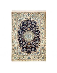 Nain Handmade Black Silk Rug Rc-269 full view