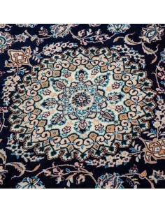 Nain Handmade Black Silk Rug Rc-269 full view 2