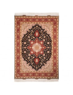 Heriz Handmade Black Rug Rc-273 full view