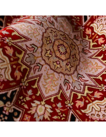 Heriz Handmade Black Rug Rc-273 lachak