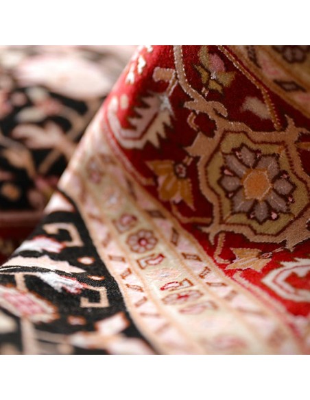 Heriz Handmade Black Rug Rc-273