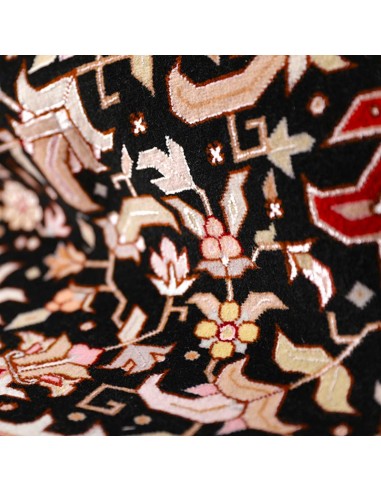 Heriz Handmade Black Rug Rc-273 pattern