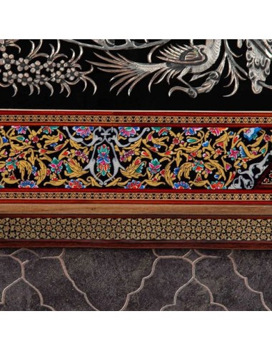 Wall Hanging Copper Hand-Engraving & Inlaid Frame HC-1012 zib