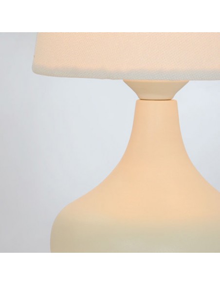 minimal ivory table lamp - details