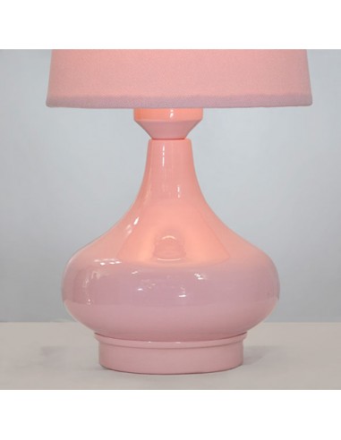minimal pink table lamp - details
