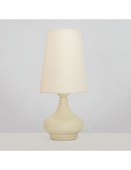 minimal ivory table lamp