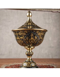 Hand-Made Brass Minakari Candy Bowl | Meenakari Decorative Bowl 2