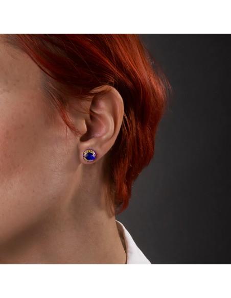 Handmade Minakari Gold Attract Stud Earrings AC-1015 iu