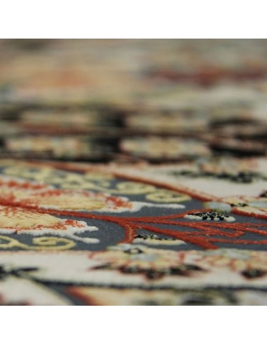 Persian Floral Motif Detailed Classic Pattern Area Rug Rc-275 texture