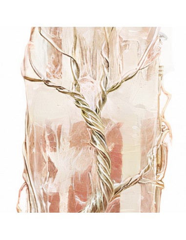 Handmade Crystal Necklace With Brass Wire Wraps AC-1024 zi1