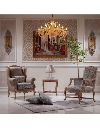 cinerous camelback wood carving sofa -set - chairs