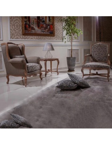 camelback wood carving accent chair and armchair