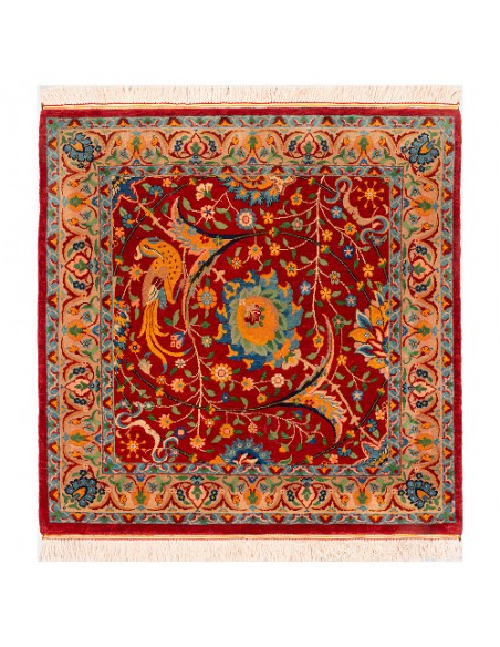 Bakhtiari Hand-knotted Square Eslimi Rug Rc-276 full view