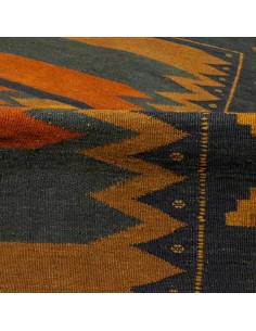Handmade Antique Oriental Premium Wool Geometric Flatweave Rc-277 full view 2