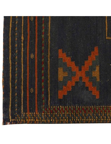 Handmade Antique Oriental Premium Wool Geometric Flatweave Rc-277 side view