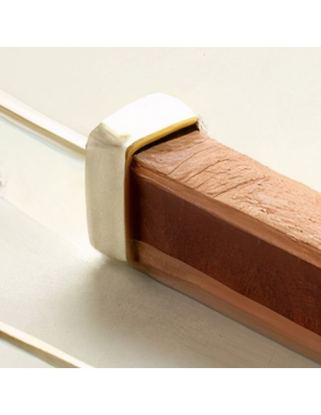 Unique Hand Shaped Wood & Silver Women's Earrings AC-1044 zi1