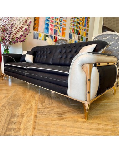 modern black-white folding sofa