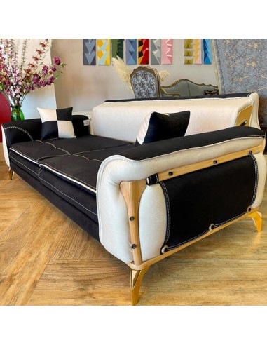 modern black-white folding sofa bed