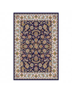 Machine-woven Navy Blue Area Rug Rc-278 full view