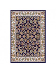 Machine-woven Navy Blue Area Rug Rc-278 full view