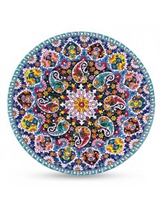 Modern & Colorful Meenakari Decorative Plate HC-1064 fv