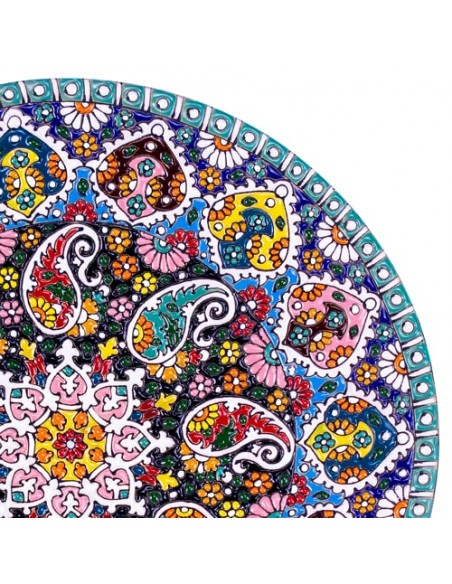 Modern & Colorful Meenakari Decorative Plate HC-1064 zit