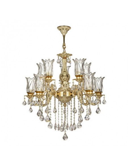 classic-gold-aluminum-chandelier-white-background