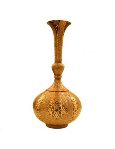 Light Tuned Hand Inlaid Wooden Vase Set HC-1068 fv