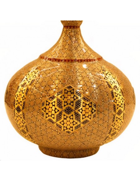 Light Tuned Hand Inlaid Wooden Vase Set HC-1068 zis