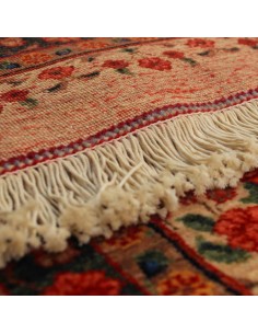 Hand-knotted Wool Floral Runner Rug Rc-281 full view 2