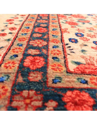 Hand-knotted Wool Floral Runner Rug Rc-281 border