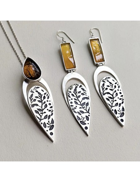 Agate earrings design AC-1072