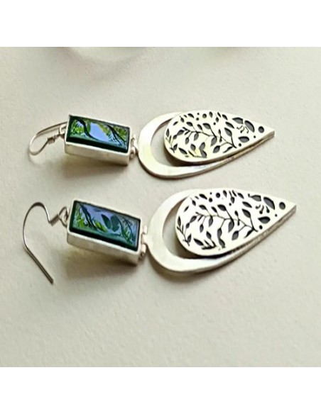 Agate earrings design AC-1072