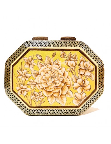 Hand Painted Minakari & Wood Inlaid Jewelry Box HC-1074 tv