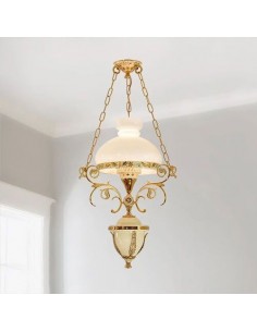 classic-ivory-and-golden-diecast-aluminum-chandelier-on