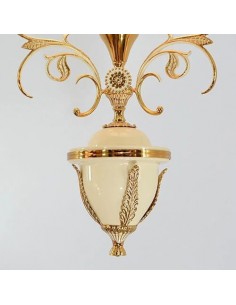 golden diecast aluminum chandelier 2