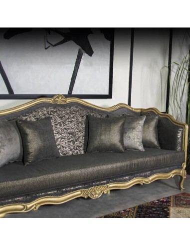 cinereous wooden sofa - details