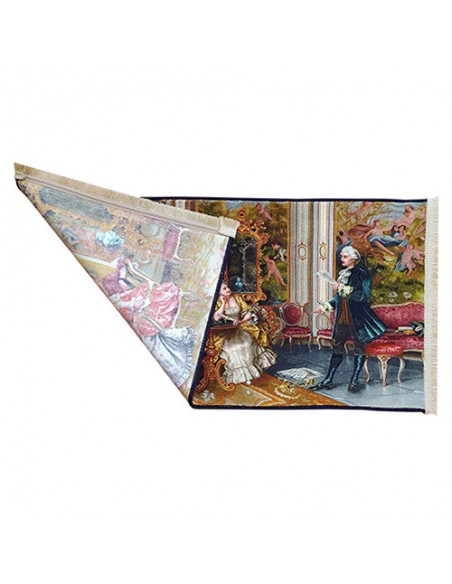 Royal Party AG-167 machine-made tableau rug Warp
