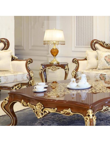 royal-classic-woodcarving-brown-golden-coffee-table