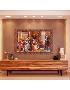 Royal Party AG-167 machine-made tableau rug Wall Art