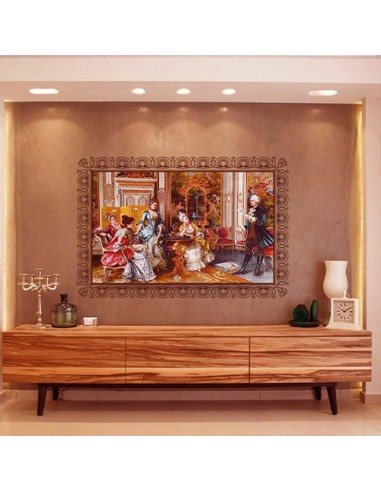 Royal Party AG-167 machine-made tableau rug Wall Art