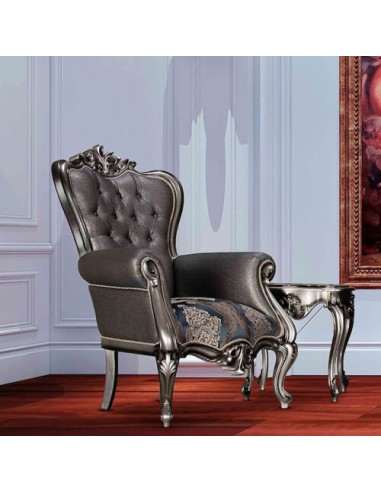 grey-woodcarving-brocaded-velvet-accent-chair