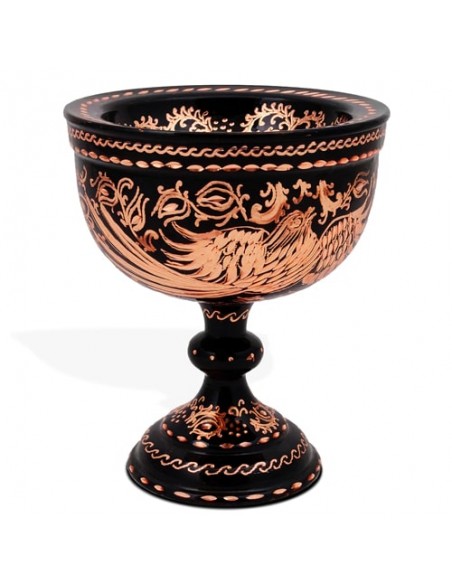 Handmade Modern Engraving Copper But Bowl HC-1106 fv 1