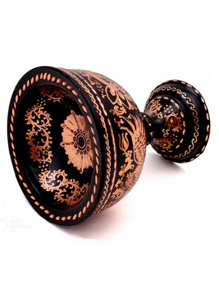 Handmade Modern Engraving Copper But Bowl HC-1106 fv