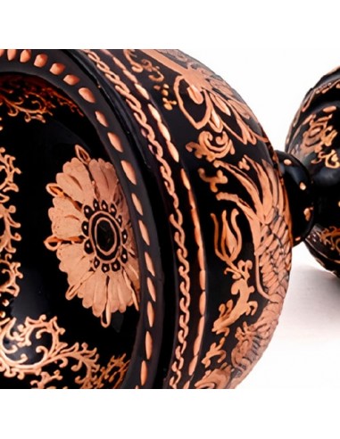 Handmade Modern Engraving Copper But Bowl HC-1106 zi2